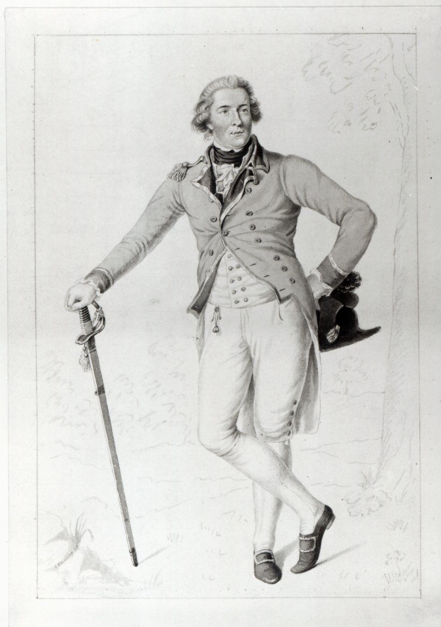 Thomas Bruce, 7. jarl av Elgin, gravert av George Perfect Harding, 1787 av Anton Graff