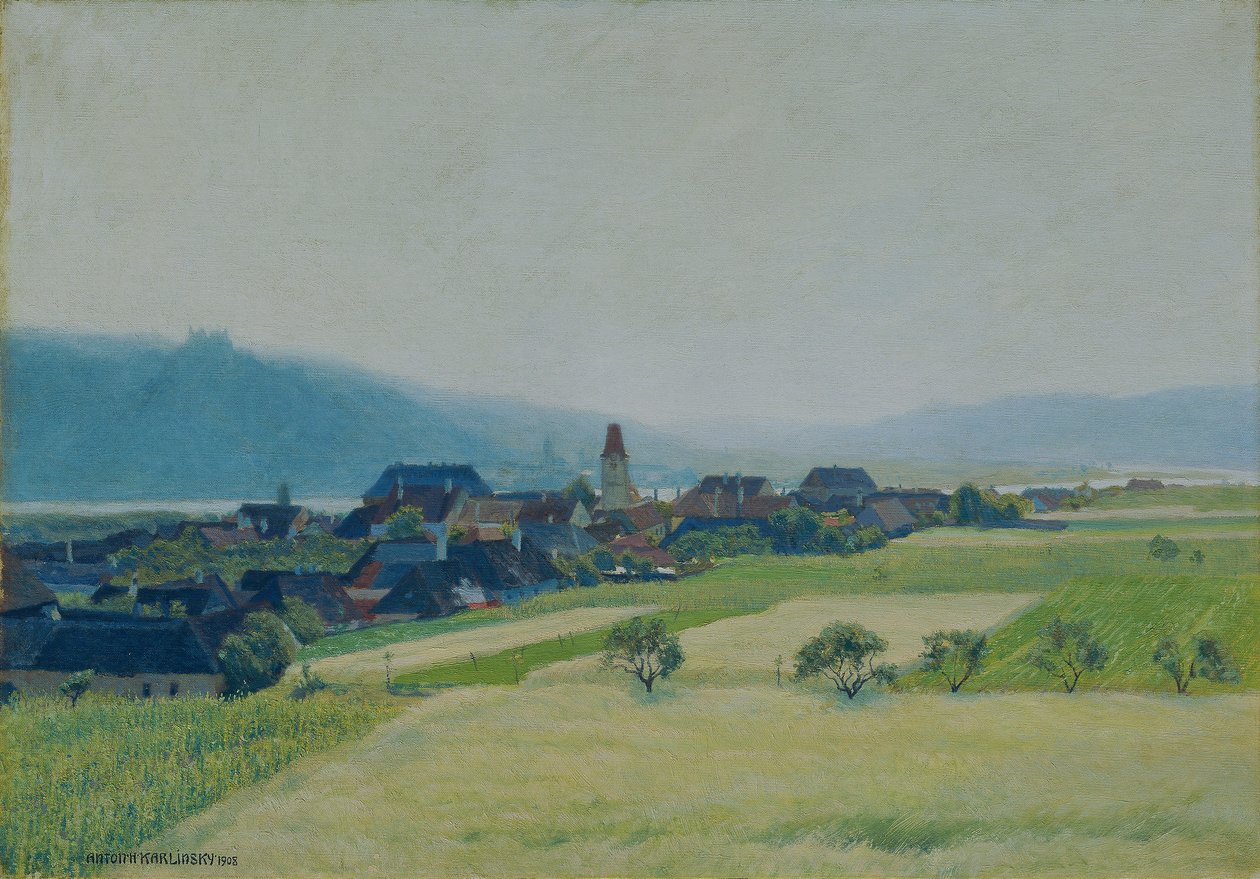 Morgen på Donau av Anton Hans Karlinsky