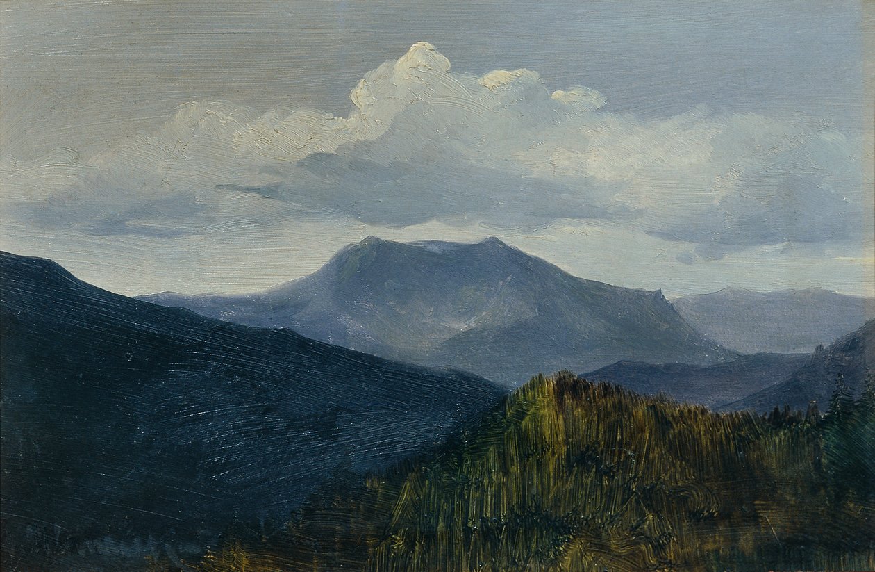 Schneeberg nær Gutenstein av Anton Hlavacek