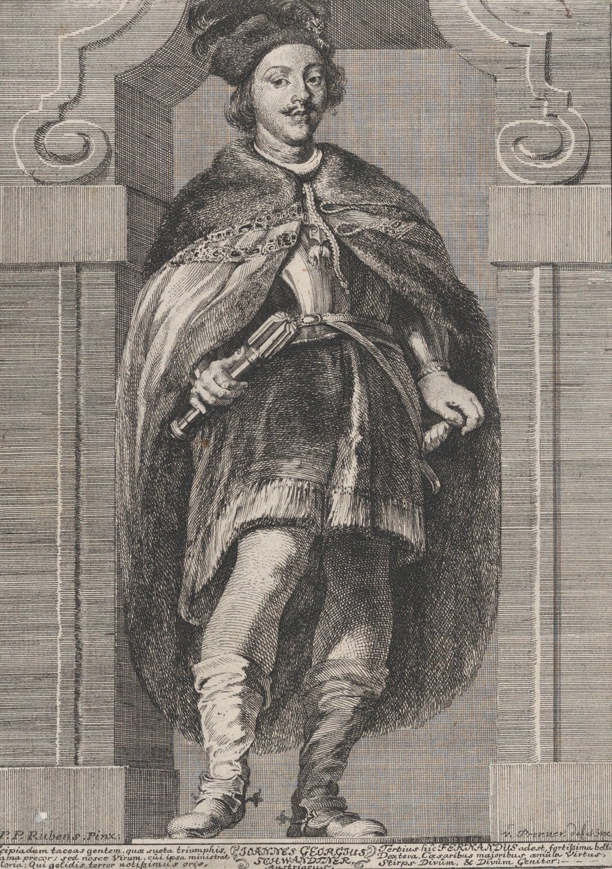 Portrett av kardinal Infante Ferdinand av Østerrike, 1728. av Anton Joseph von Prenner