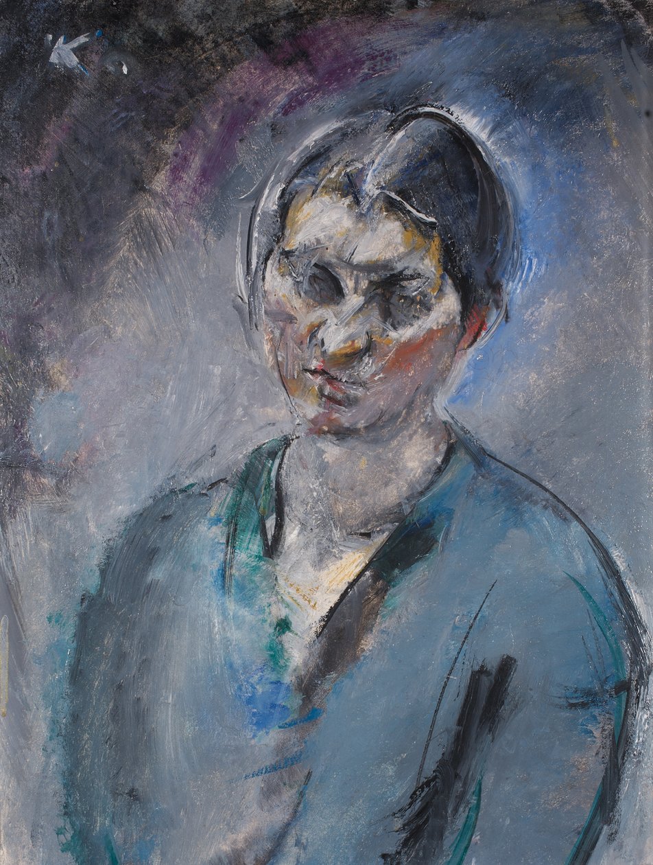 Kunstnerens kone av Anton Kolig