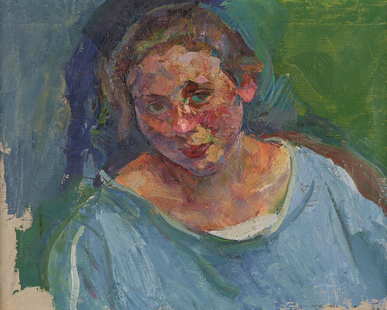 Portrett av Hilde Stuhler-Herzmansky av Anton Kolig