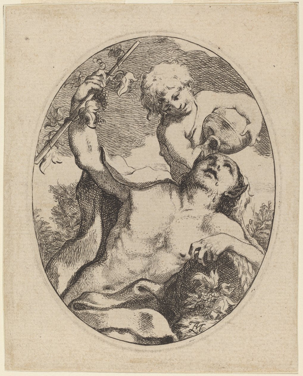 Bacchus av Anton Maria Zanetti II