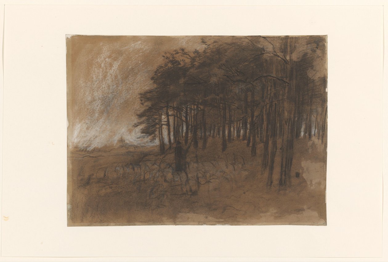 skogkanten av Anton Mauve