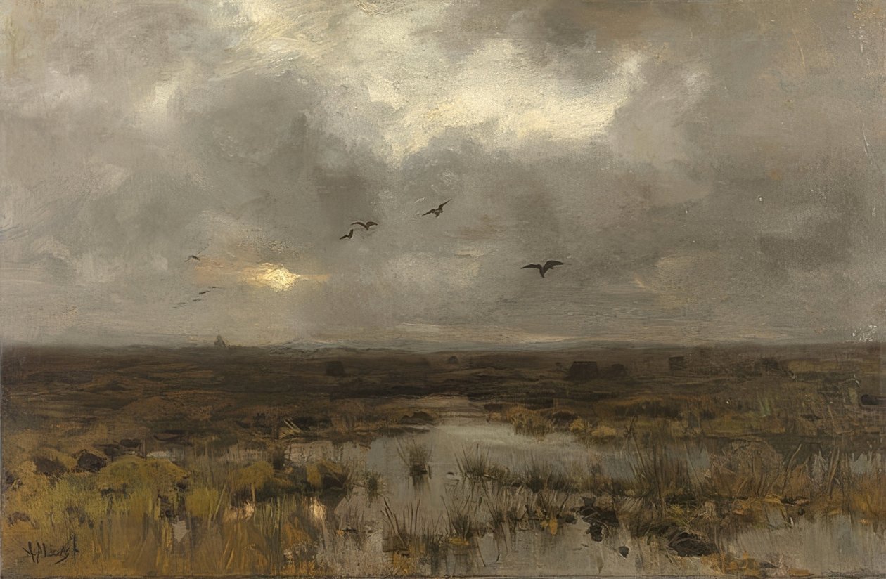 Mars. Rundt 1885-88 av Anton Mauve