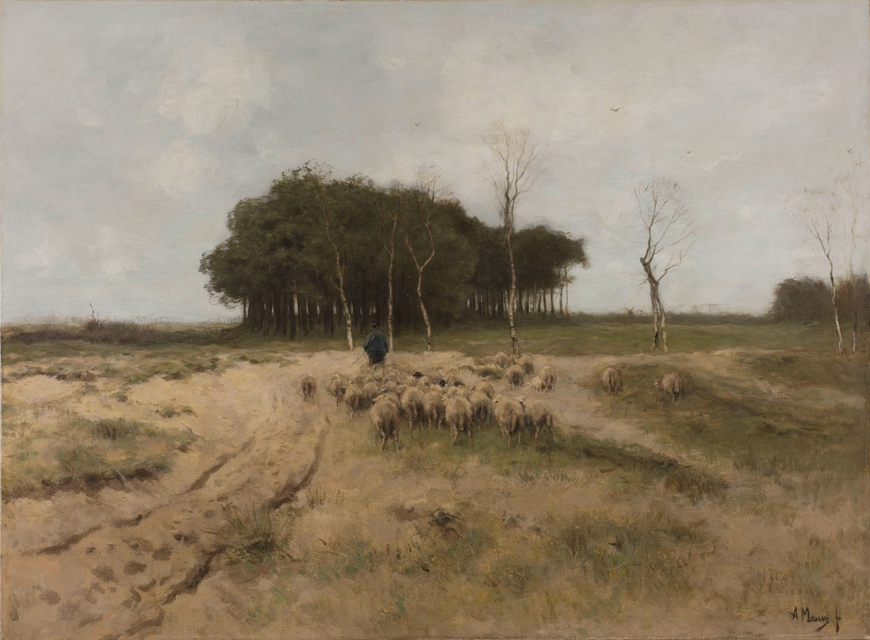 På Heia ved Laren Heide i Laren av Anton Mauve