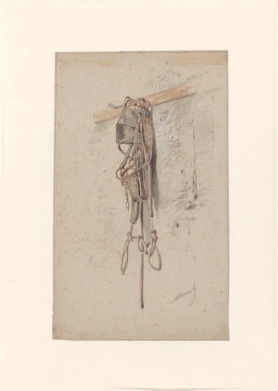 hestesele av Anton Mauve