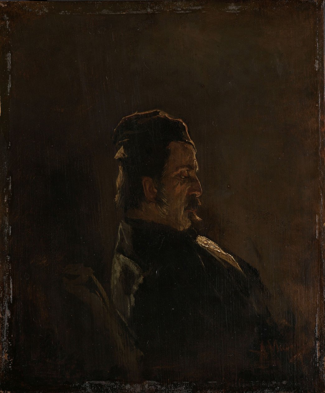 Portrett av Pieter Frederik van Os, maler av Anton Mauve