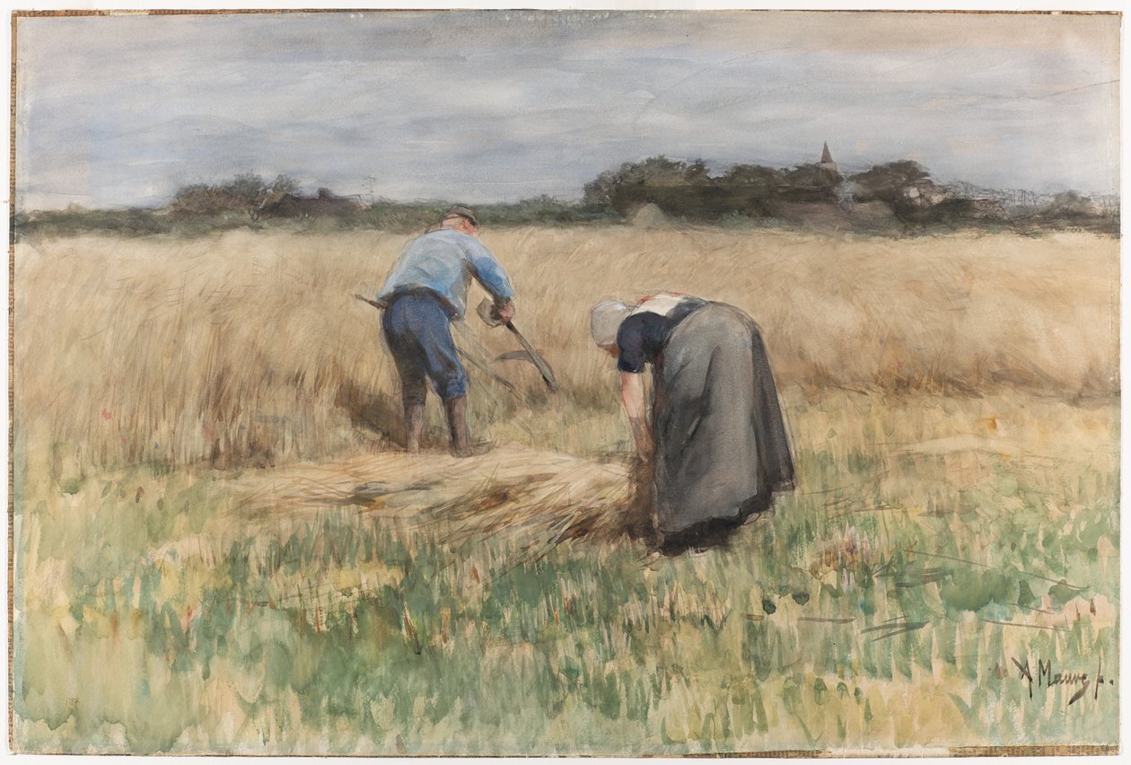 Innhøstingen av Anton Mauve