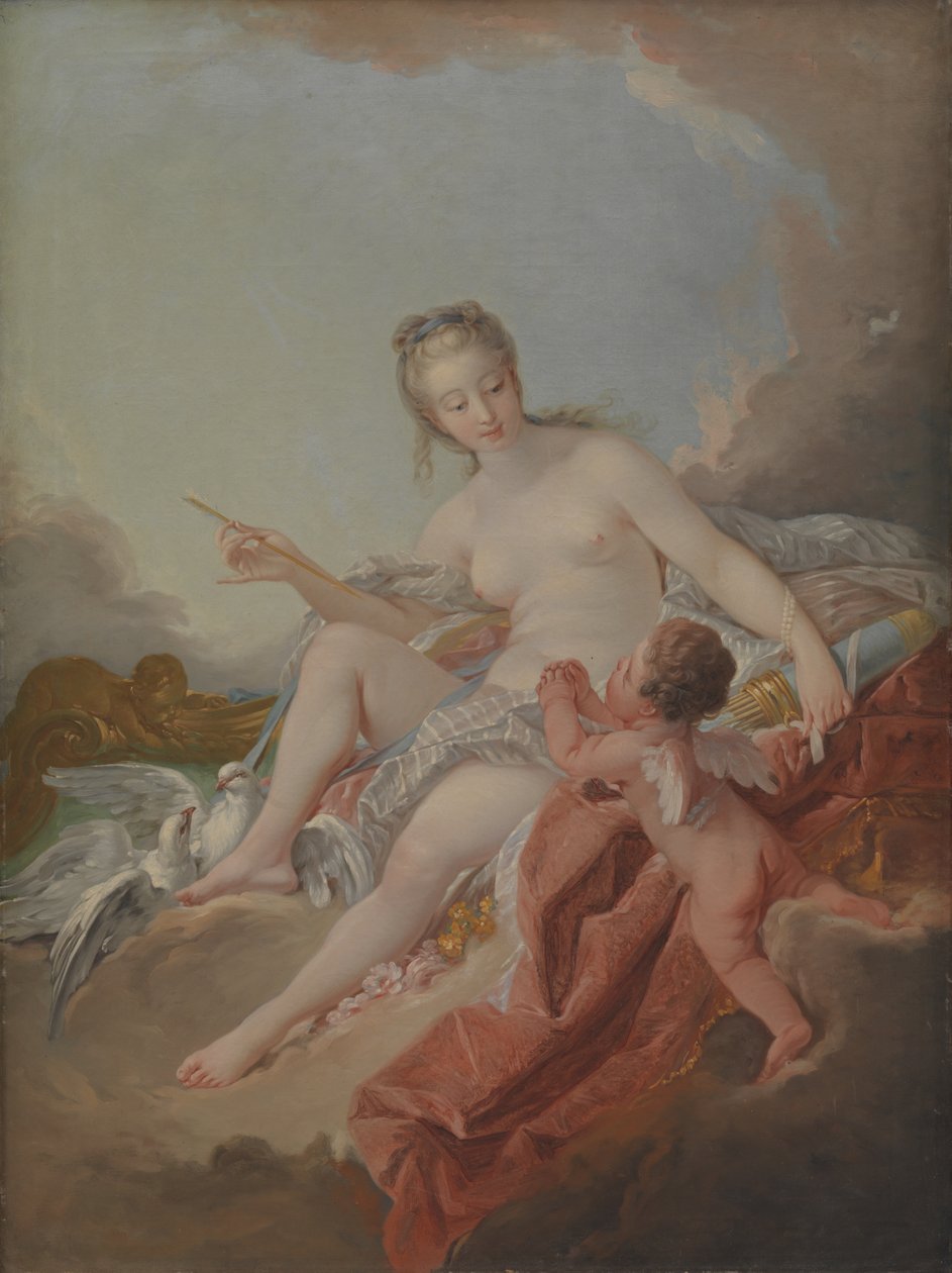 Venus og Amor av Anton Muller