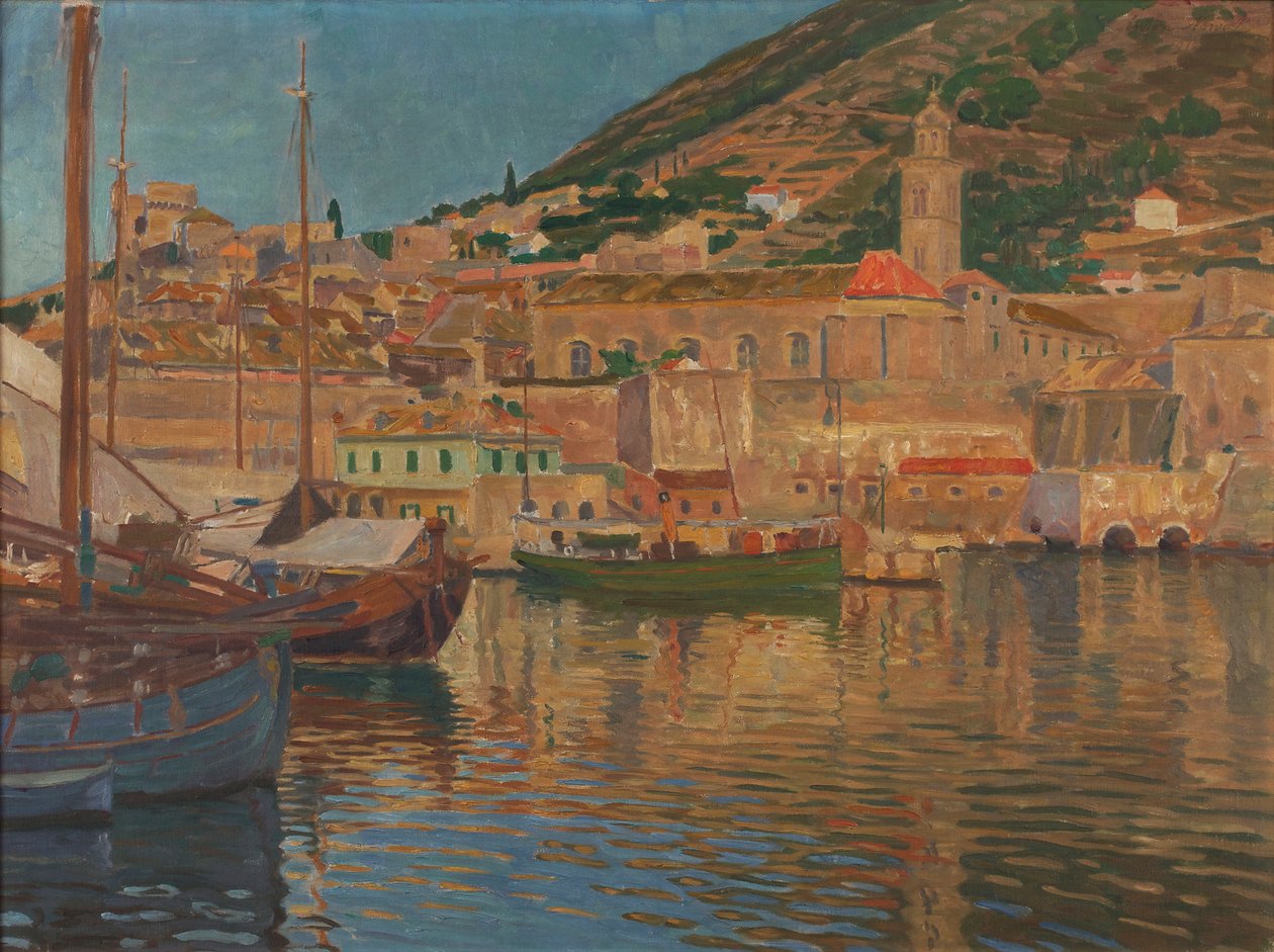 Havnen i Ragusa av Anton Nowak