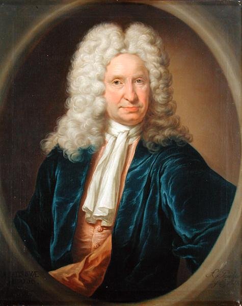Portrett av Matthias Lutken (1652-1722), 1718 (se også 179059) av Anton Paulsen