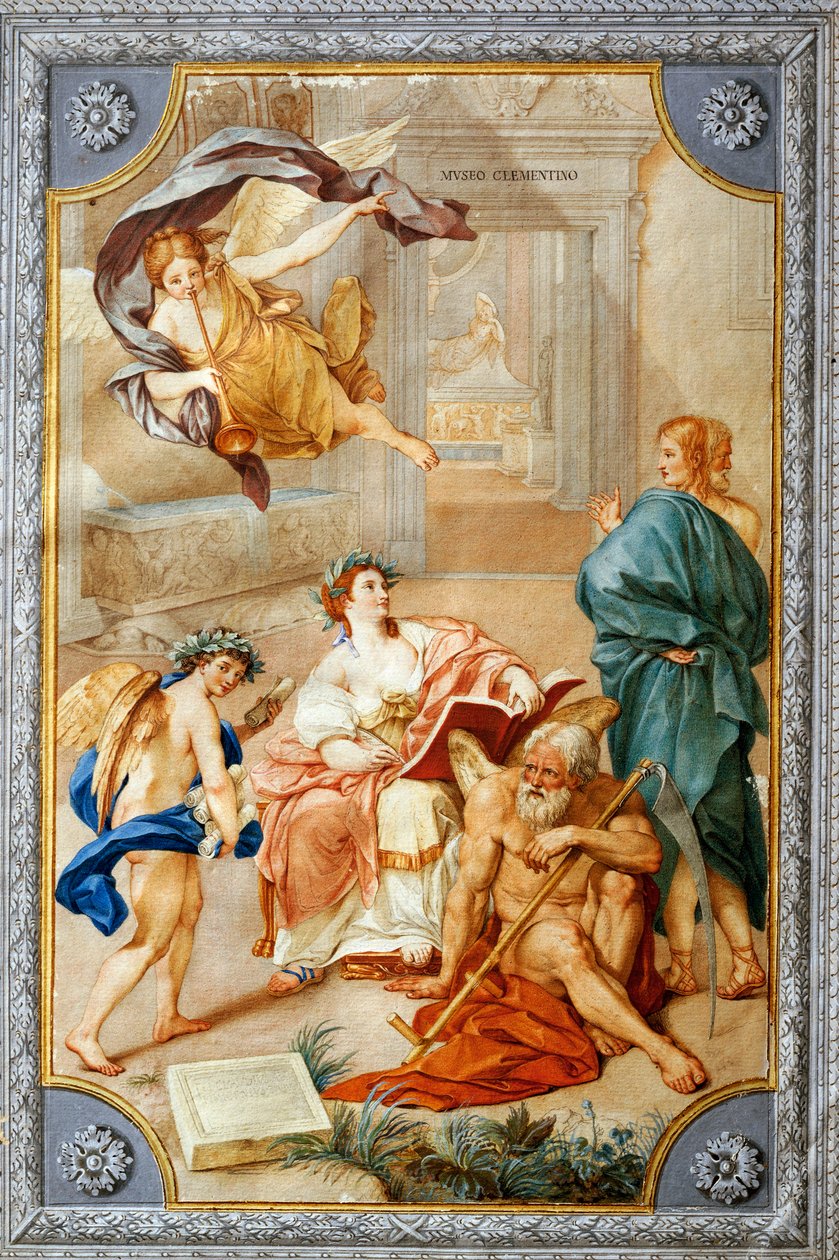 Allegori fra Clementino-museet, av Anton Raphael Mengs, blandet media av Anton Raphael Mengs