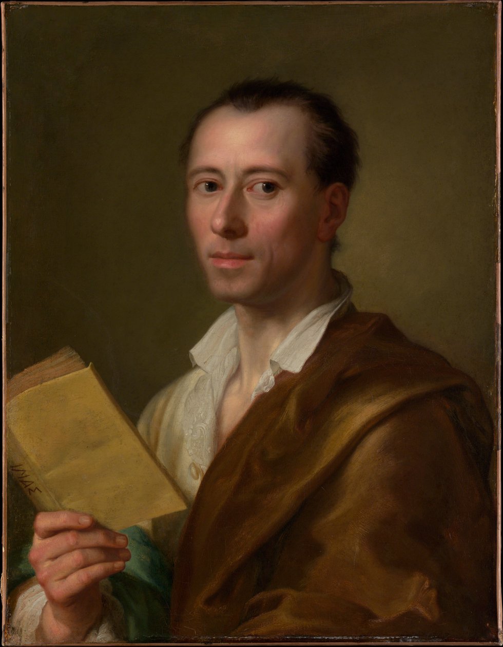 Johann Joachim Winckelmann (1717-1768) av Anton Raphael Mengs