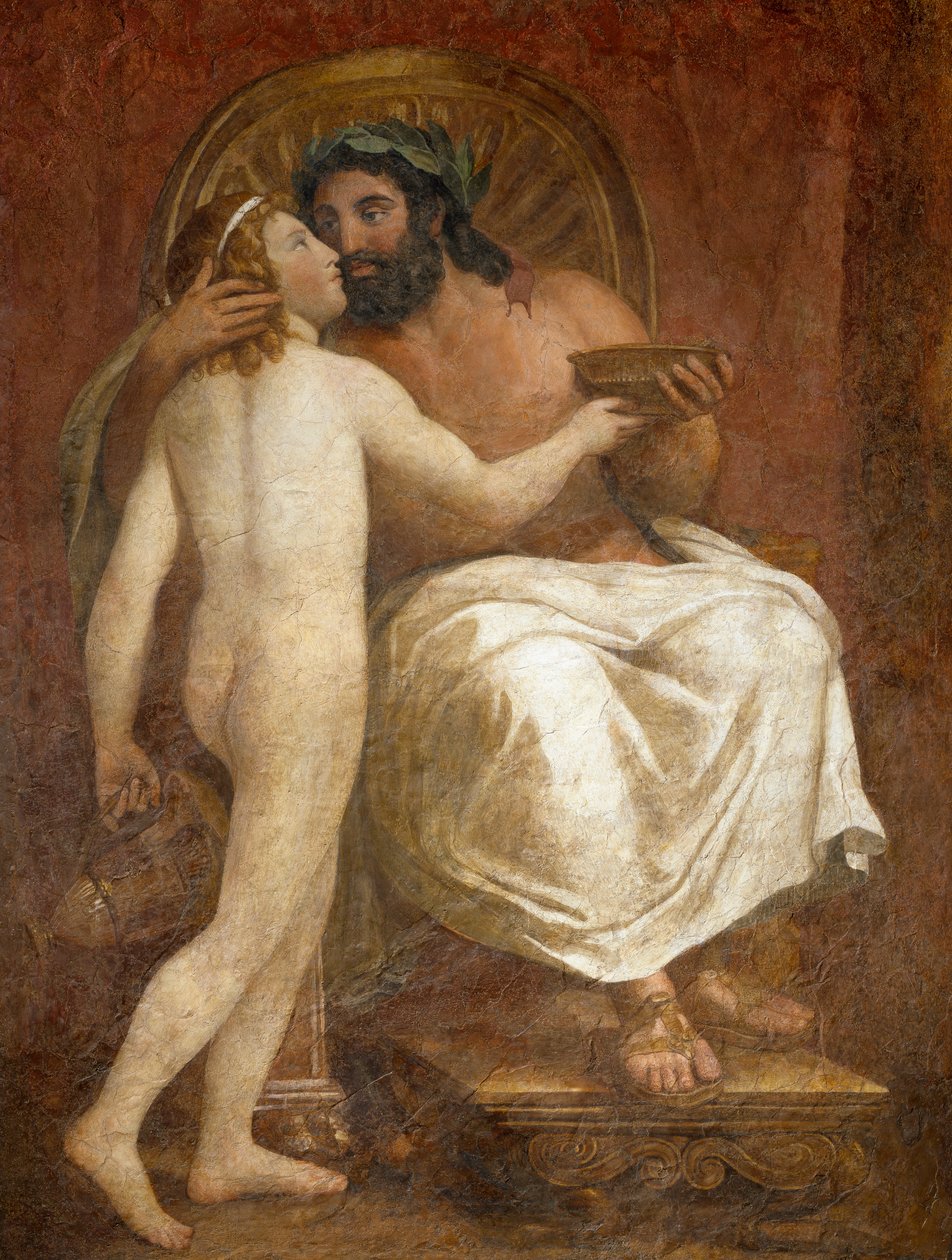 Jupiter kysser Ganymede, av Anton Raphael Mengs av Anton Raphael Mengs