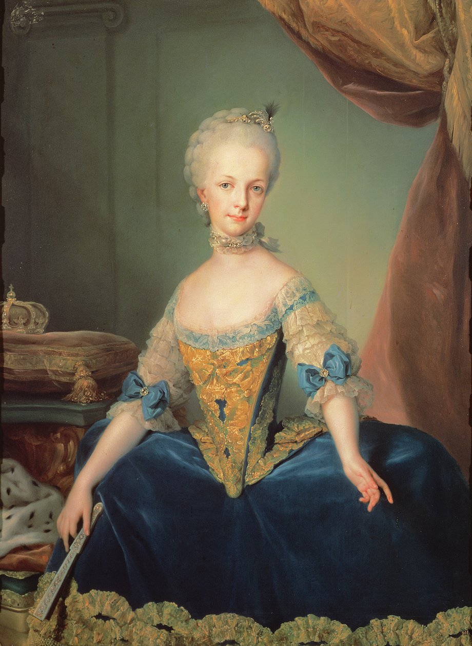 Maria Josepha fra Østerrike av Anton Raphael Mengs
