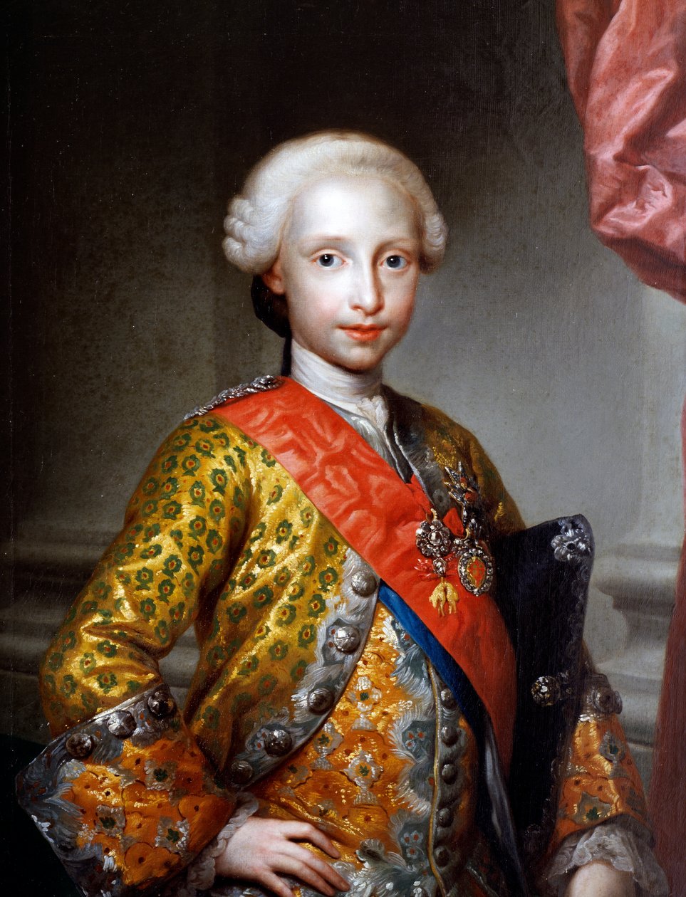 Portrett av Anthony Pascual fra Borbon og Wettin (Hus av Anton Raphael Mengs