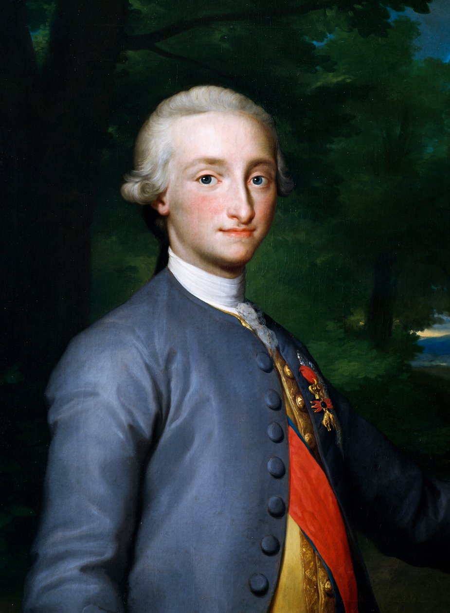 Portrett av Charles IV av Bourbon, av Anton Raphael Mengs, maleri av Anton Raphael Mengs