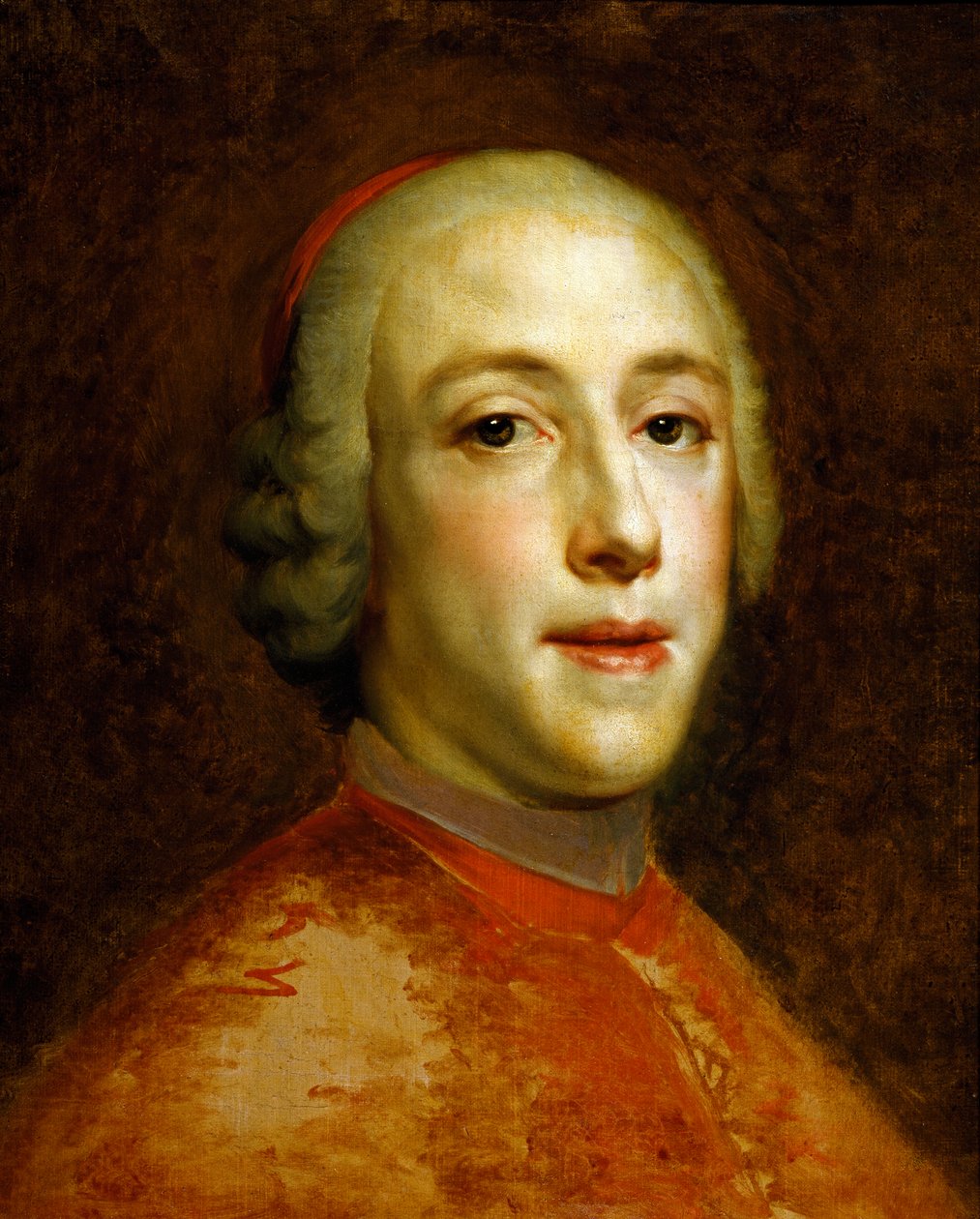 Portrett av Henry Benedict Marie Clement Edward Stuart, kardinal York, av Anton Raphael Mengs, ca. 1756 av Anton Raphael Mengs