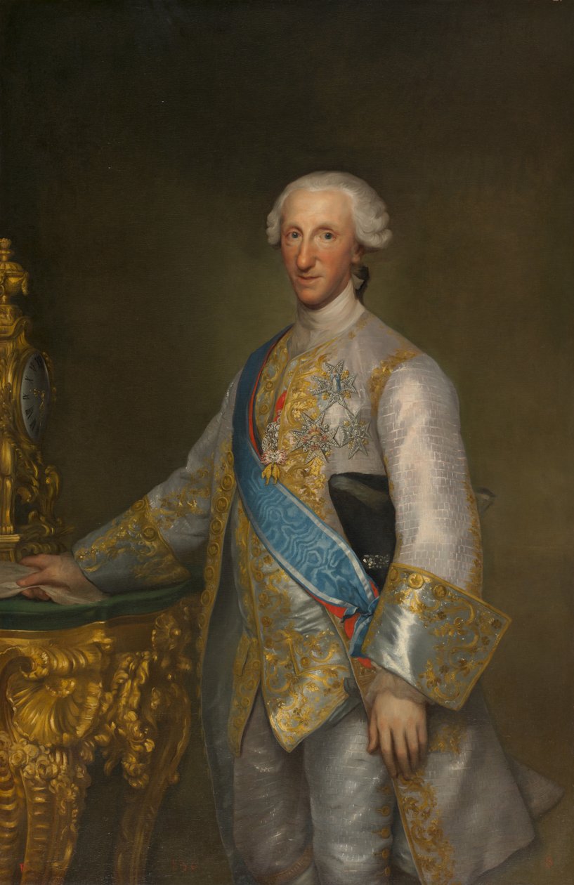 Portrett av Infante Don Luis de Borbon, ca. 1776 av Anton Raphael Mengs
