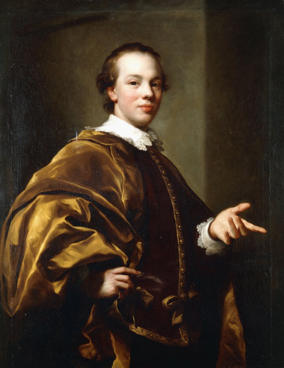 Portrett av John, 7. jarl av Galloway, trekvart-lengde, ca. 1758 av Anton Raphael Mengs