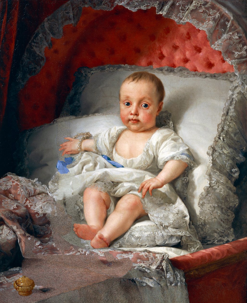 Portrett av Infanta Carlota Joaquina de Bourbon, av Anton Raphael Mengs av Anton Raphael Mengs