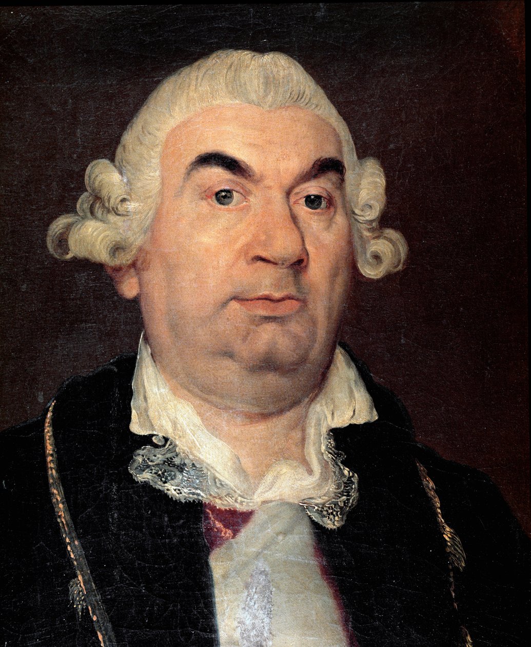 Portrett av den italienske komponisten Niccolo Jommelli (1714 -1774) Maleri av Anton Raphael Mengs (1728-1779) Bologna fra 1700-tallet, Museo Civico Biblioteca Musicale av Anton Raphael Mengs