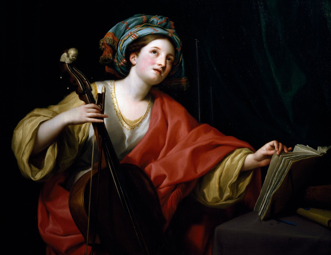 Saint Cecilia, av Anton Raphael Mengs av Anton Raphael Mengs