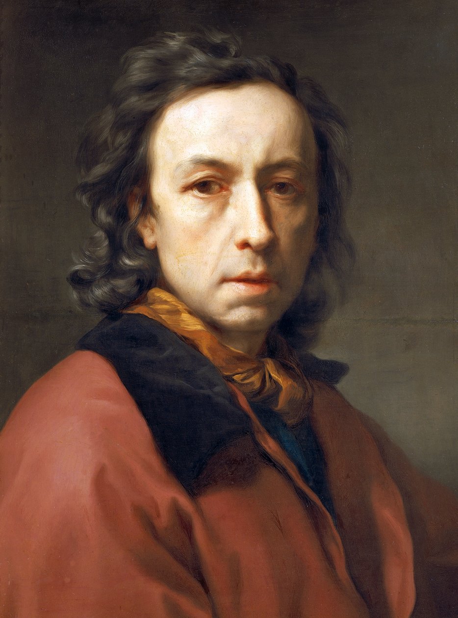 Selvportrett, av Anton Raphael Mengs av Anton Raphael Mengs