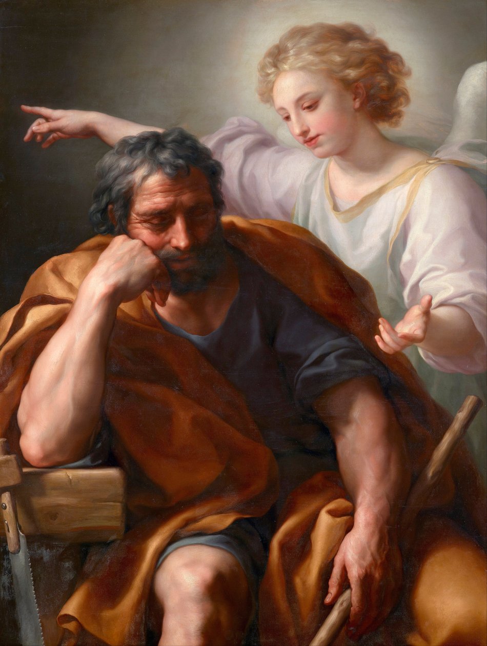 Drømmen om Saint Joseph av Anton Raphael Mengs