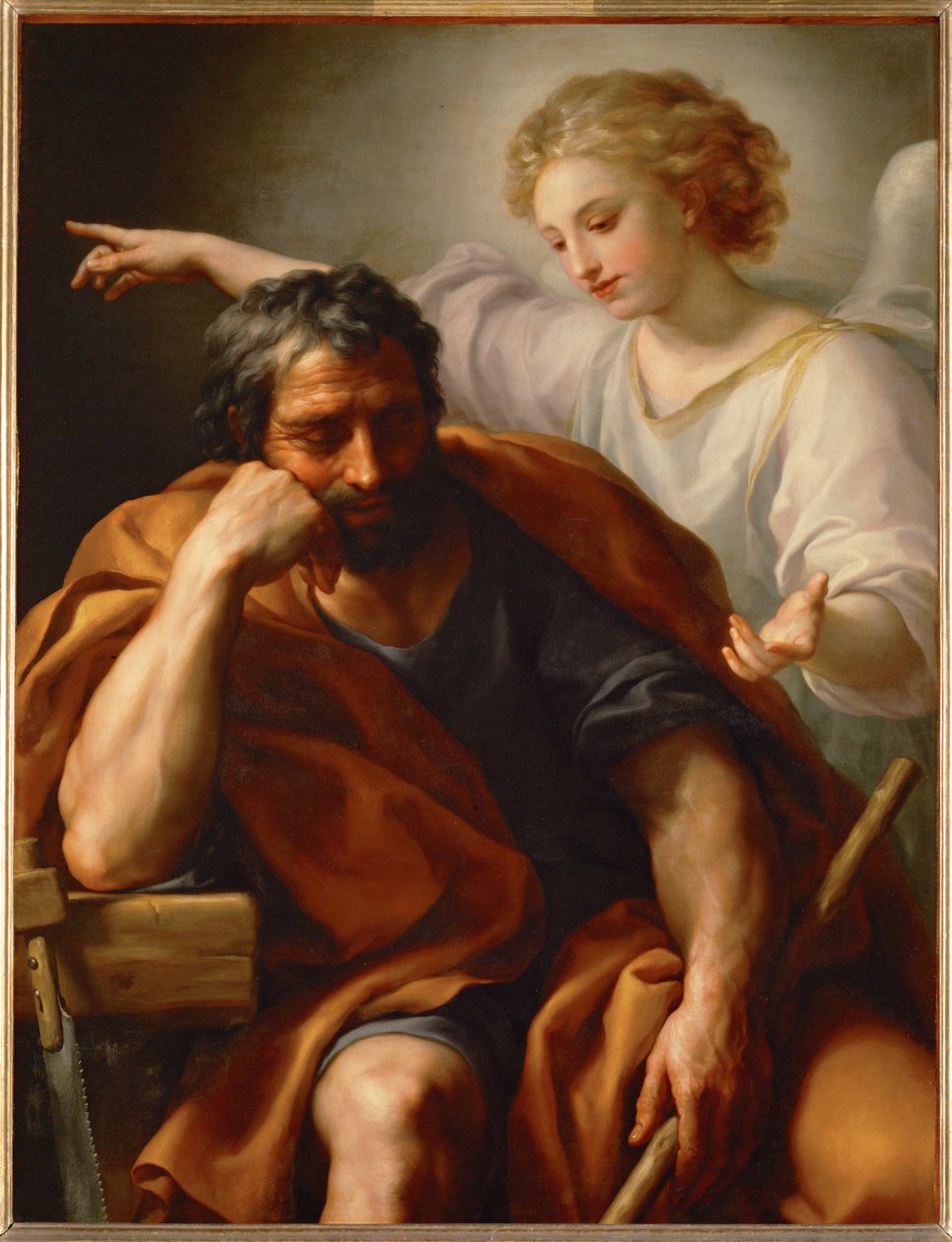 Traume des Hl. Joseph (maleri) av Anton Raphael Mengs