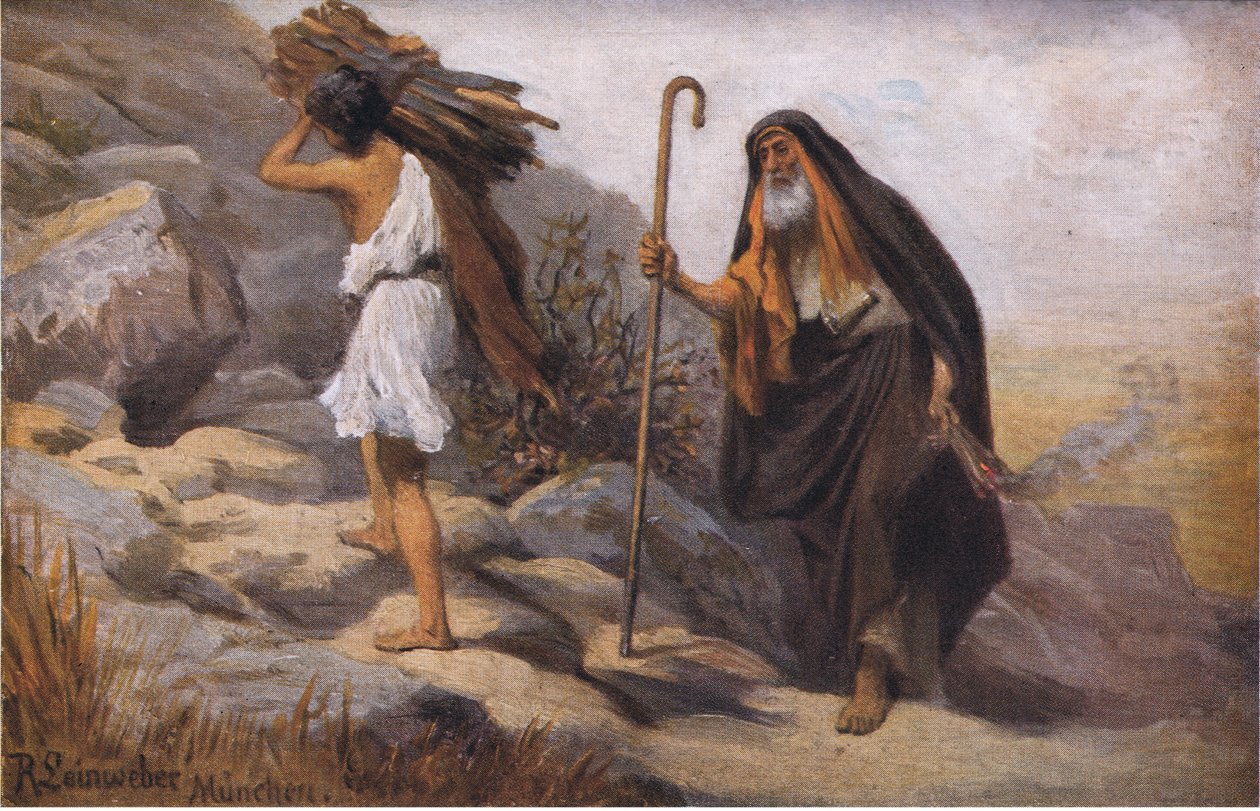 Isaacs offer, fra Hulberts Story of the Bible utgitt av The John Winston Company, 1932 av Anton Robert Leinweber