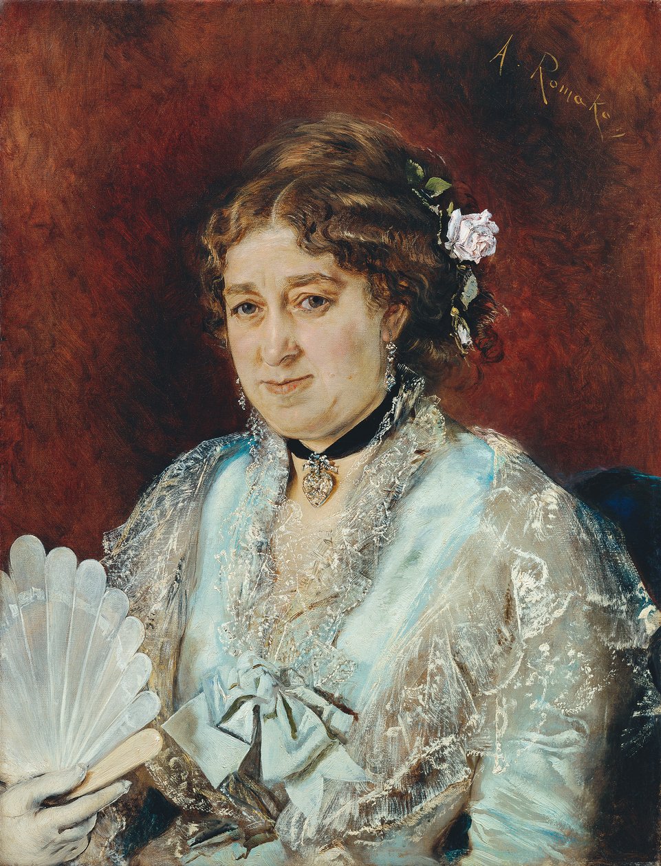 Babette tapetserer av Anton Romako