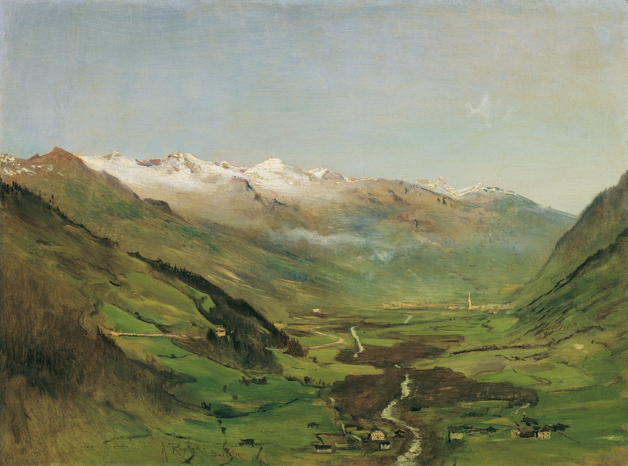 Das Gasteinertal I av Anton Romako