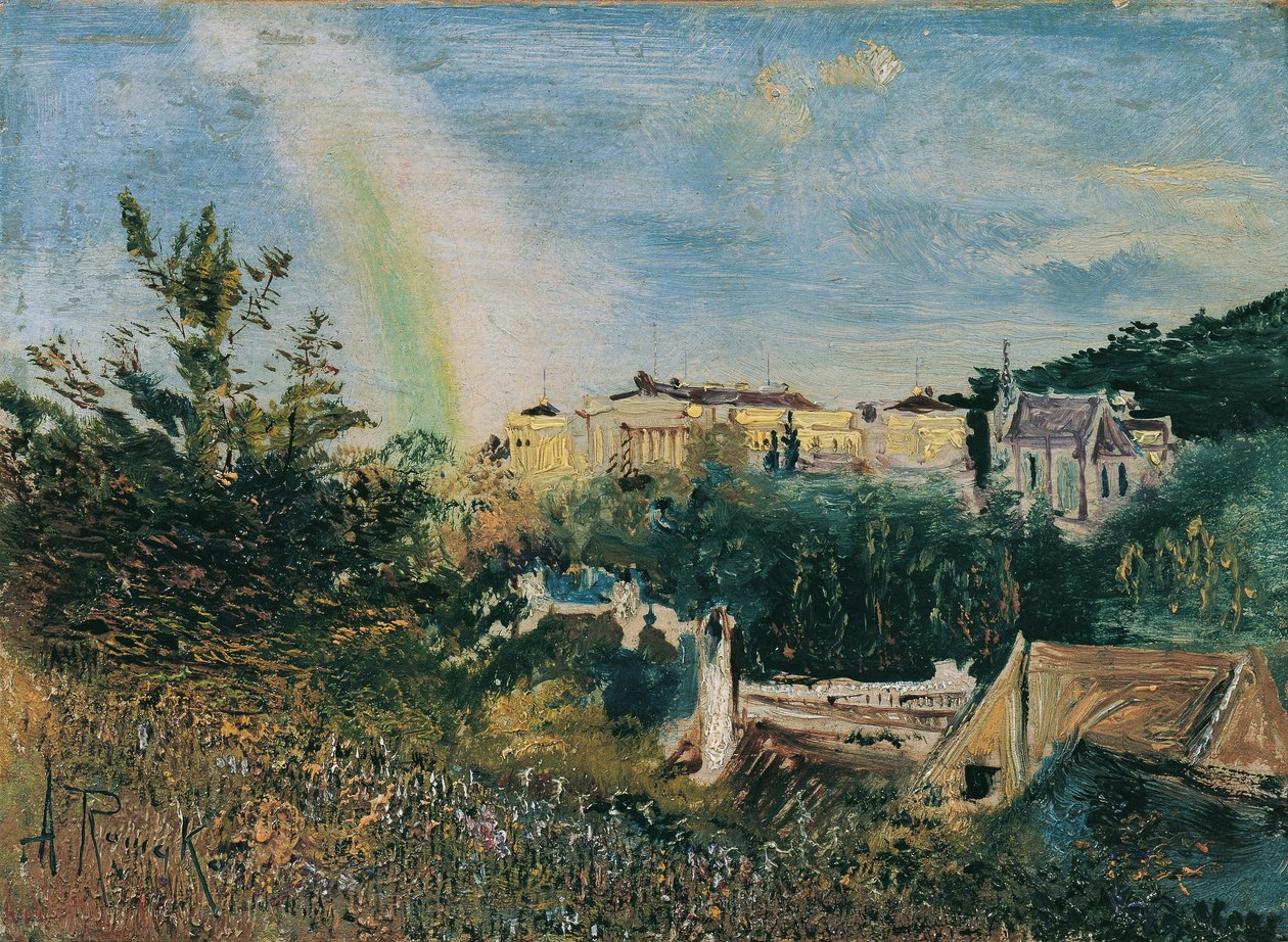 Weilburg nær Baden av Anton Romako