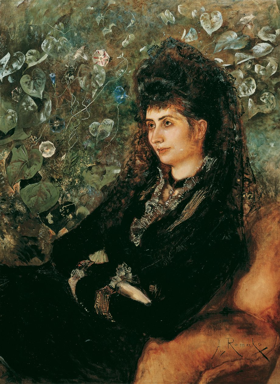 Mathilde Stern, født Porges av Anton Romako
