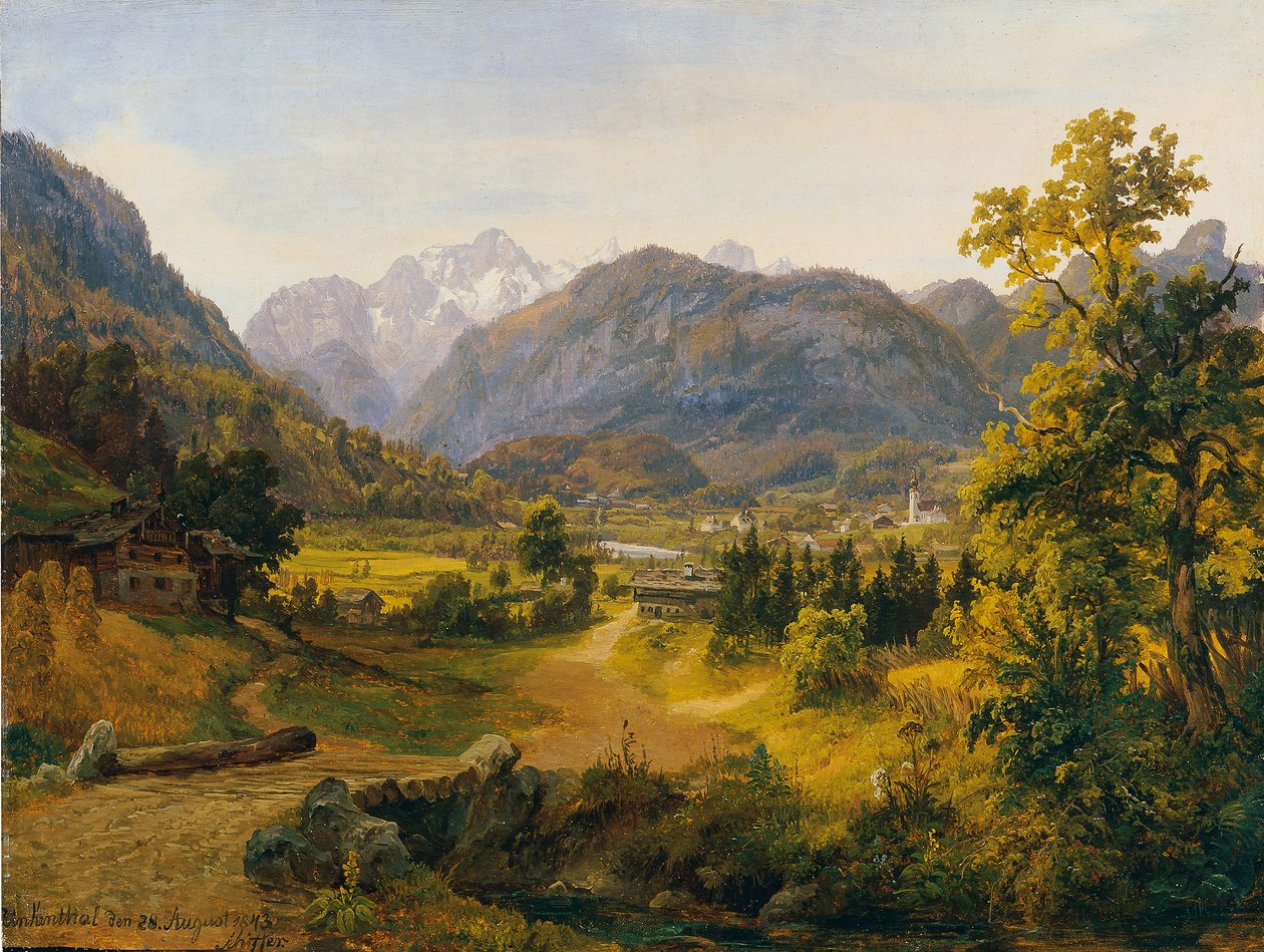 Unken-dalen i Salzburg av Anton Schiffer