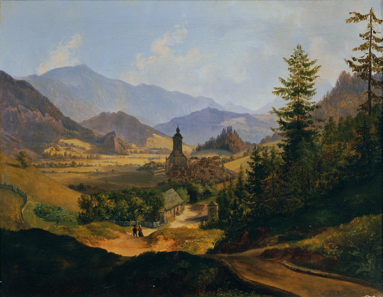 Josephsberg nær Mariazell av Anton Schiffer