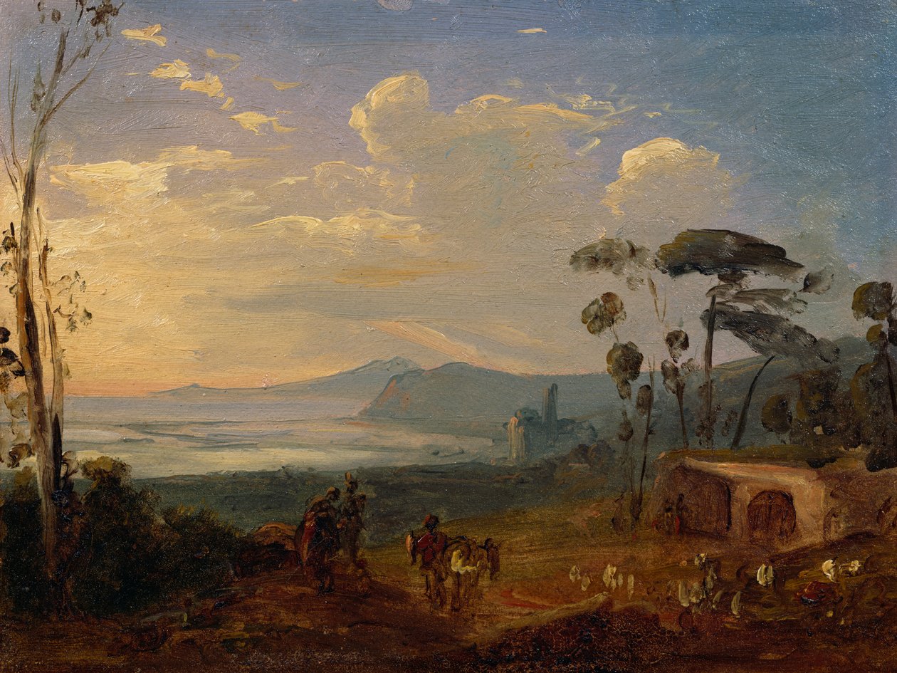 Bacoli og Campo Miseno av Anton Sminck Pitloo