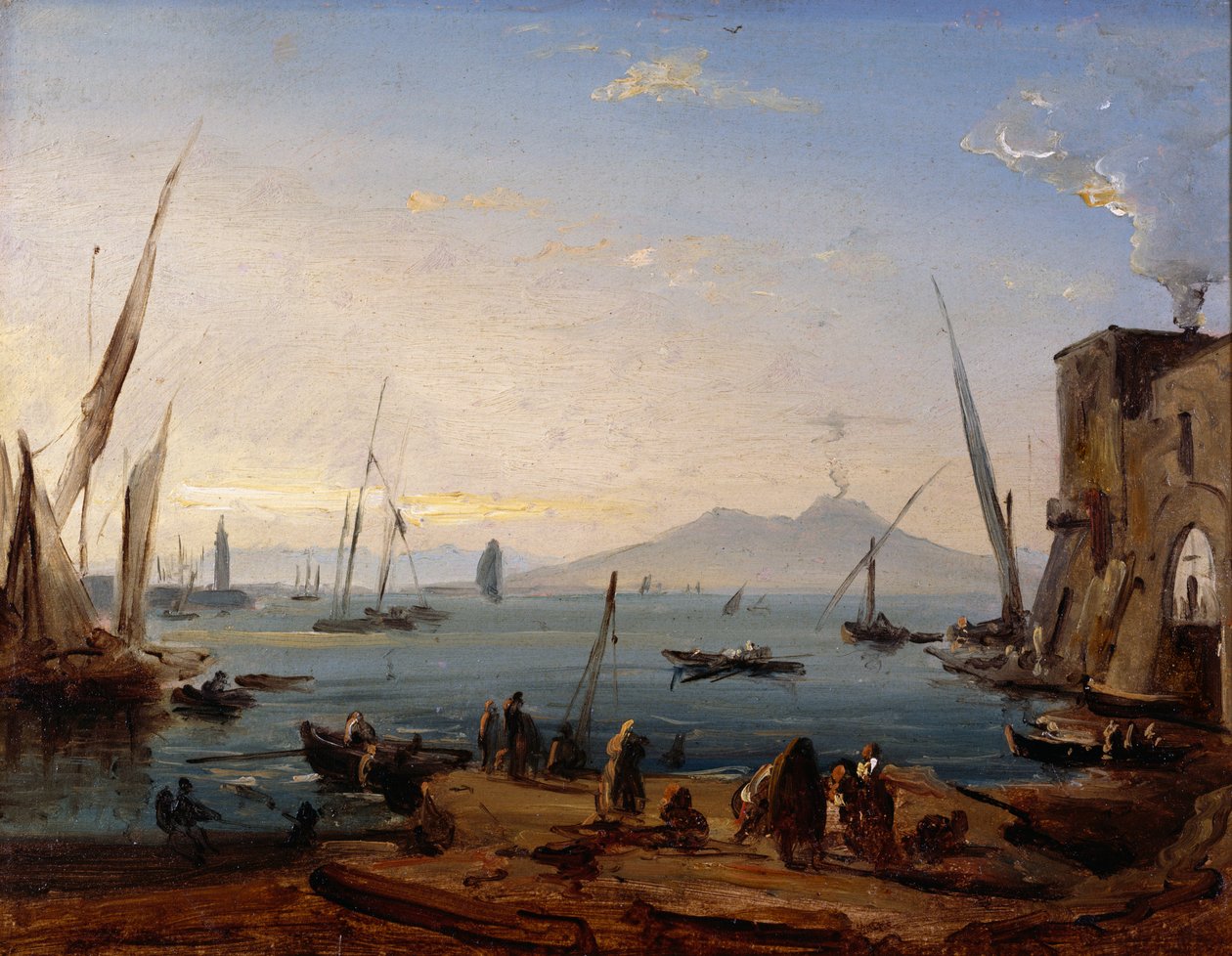 Kapp Posillipo av Anton Sminck Pitloo