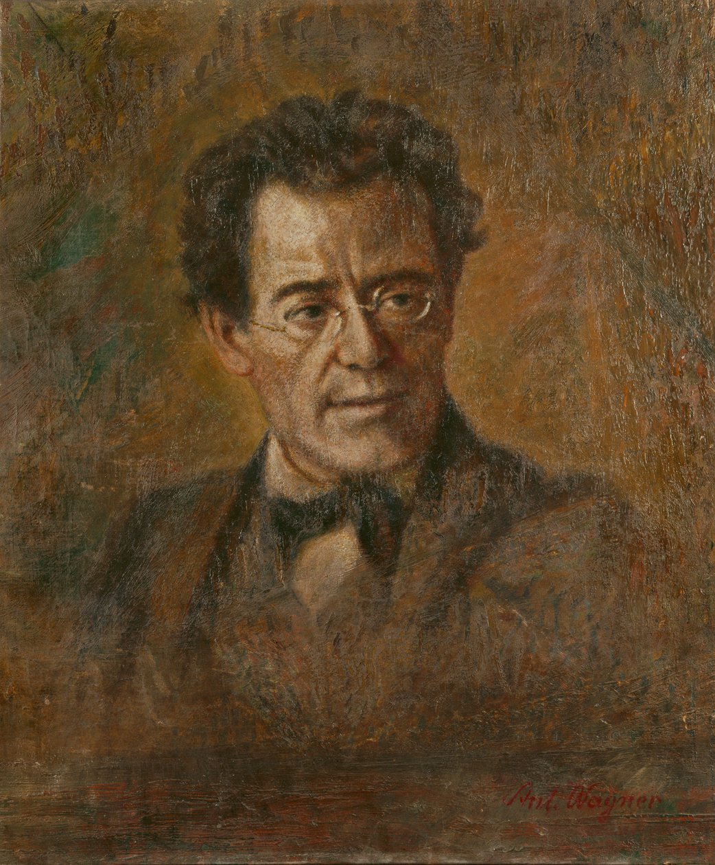 Gustav Mahler, komponist og dirigent av Anton Wagner-Henning