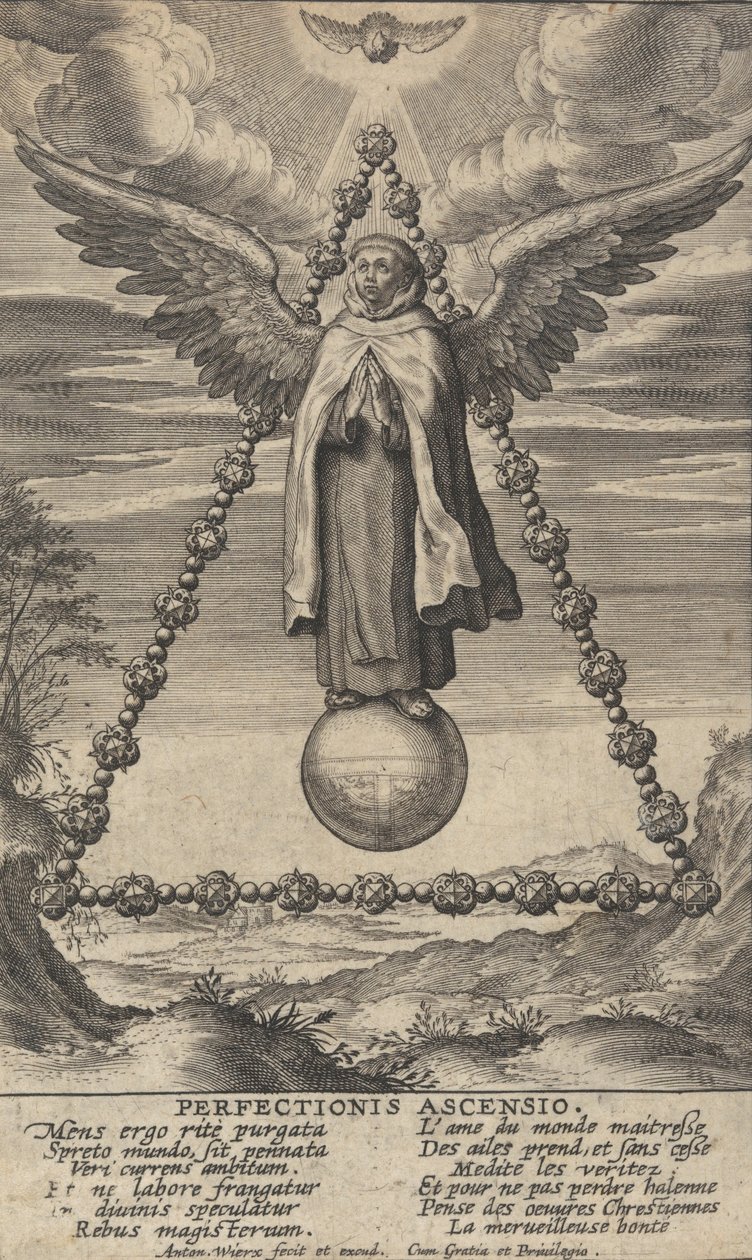 Perfectionis Ascensio, fra The Life of Saint John of the Cross, 1622-24. av Anton Wierix