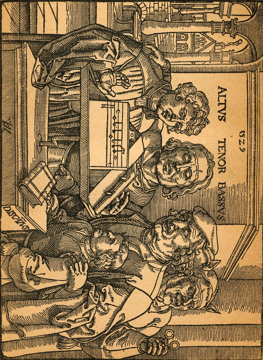 Et sjeldent tresnitt av Anton Von Worms Anton Woensam, 1899. av Anton Woensam