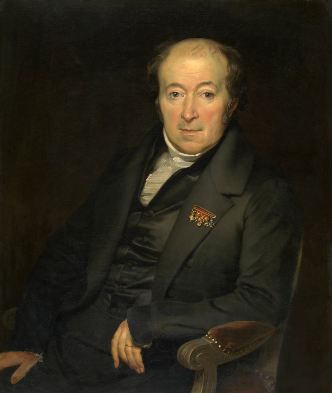 Maleren Mattheus Ignatius van Bree (olje på lerret) av Anton van Ysendyck