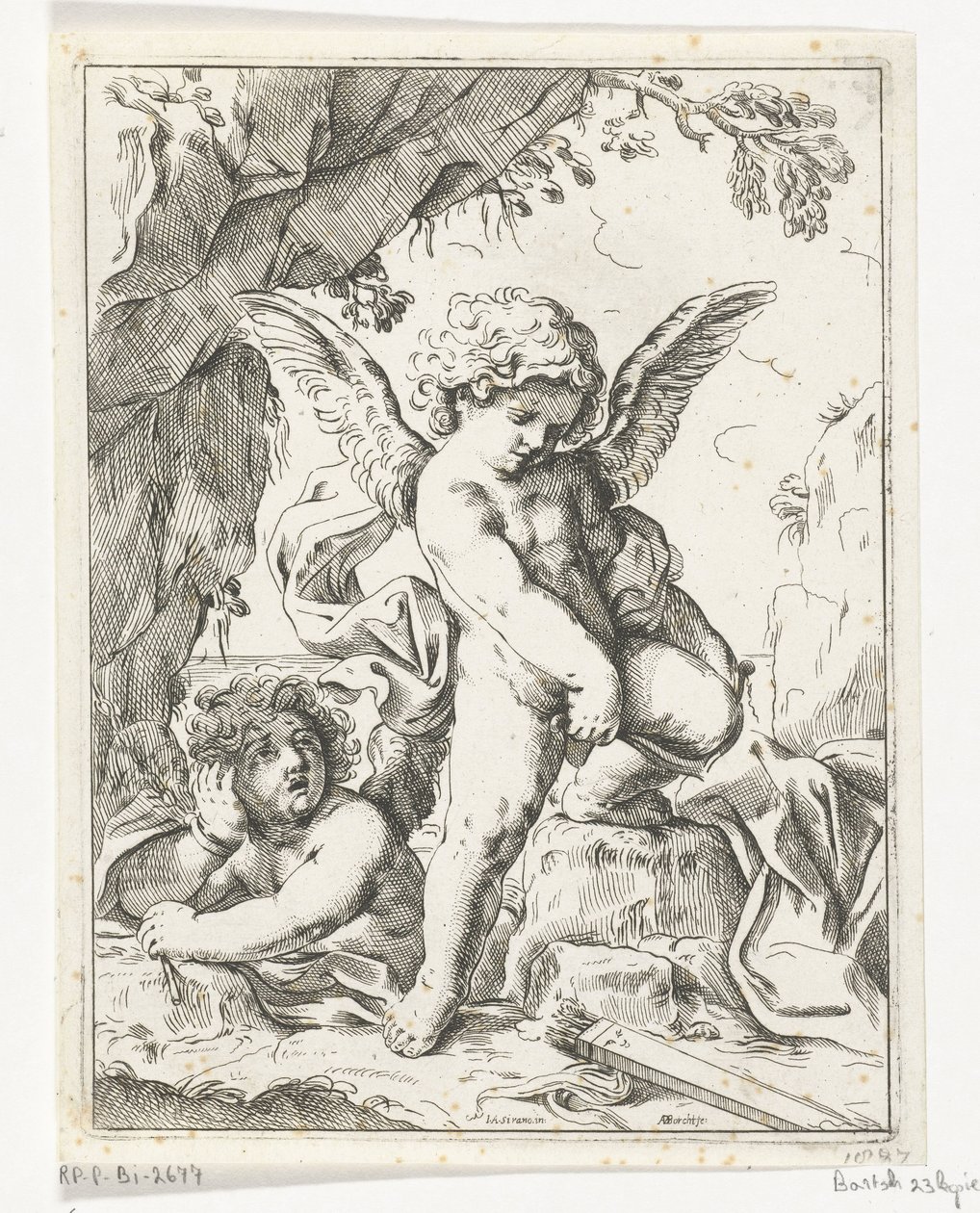 Amor bryter buen av Anton van der Borcht