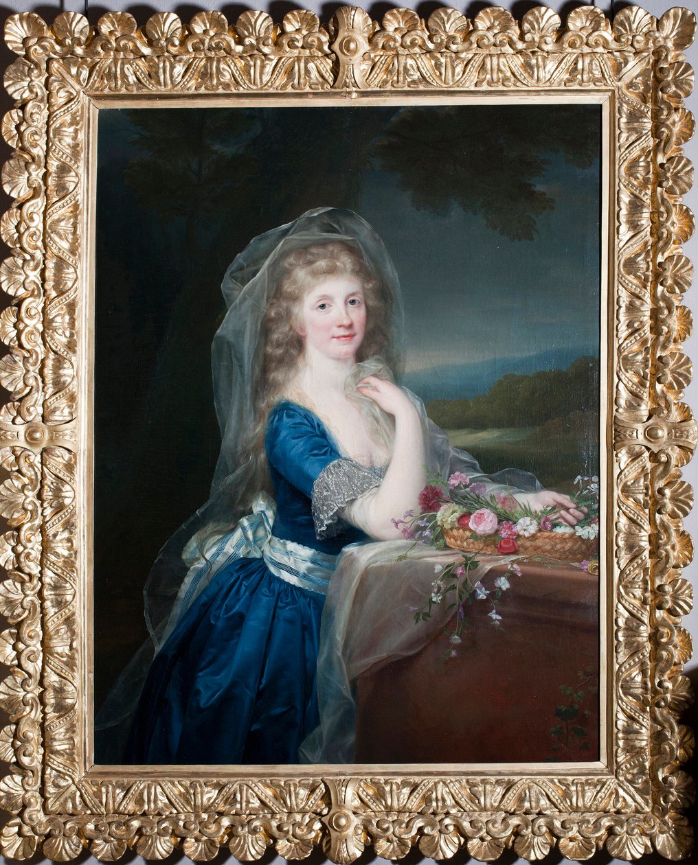Portrett av Anna Pieri Brignole-Sale (Brignole Sale) (1765-1815) Maleri av Anton von Maron (1733-1808) Gener, nye gatemuseer av Anton von Maron