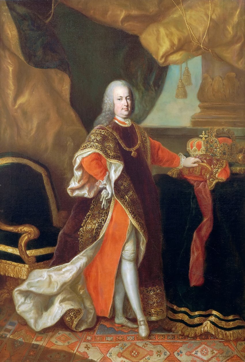 Portrett av keiser Frans I av Østerrike 1708-1765 av Anton von Maron