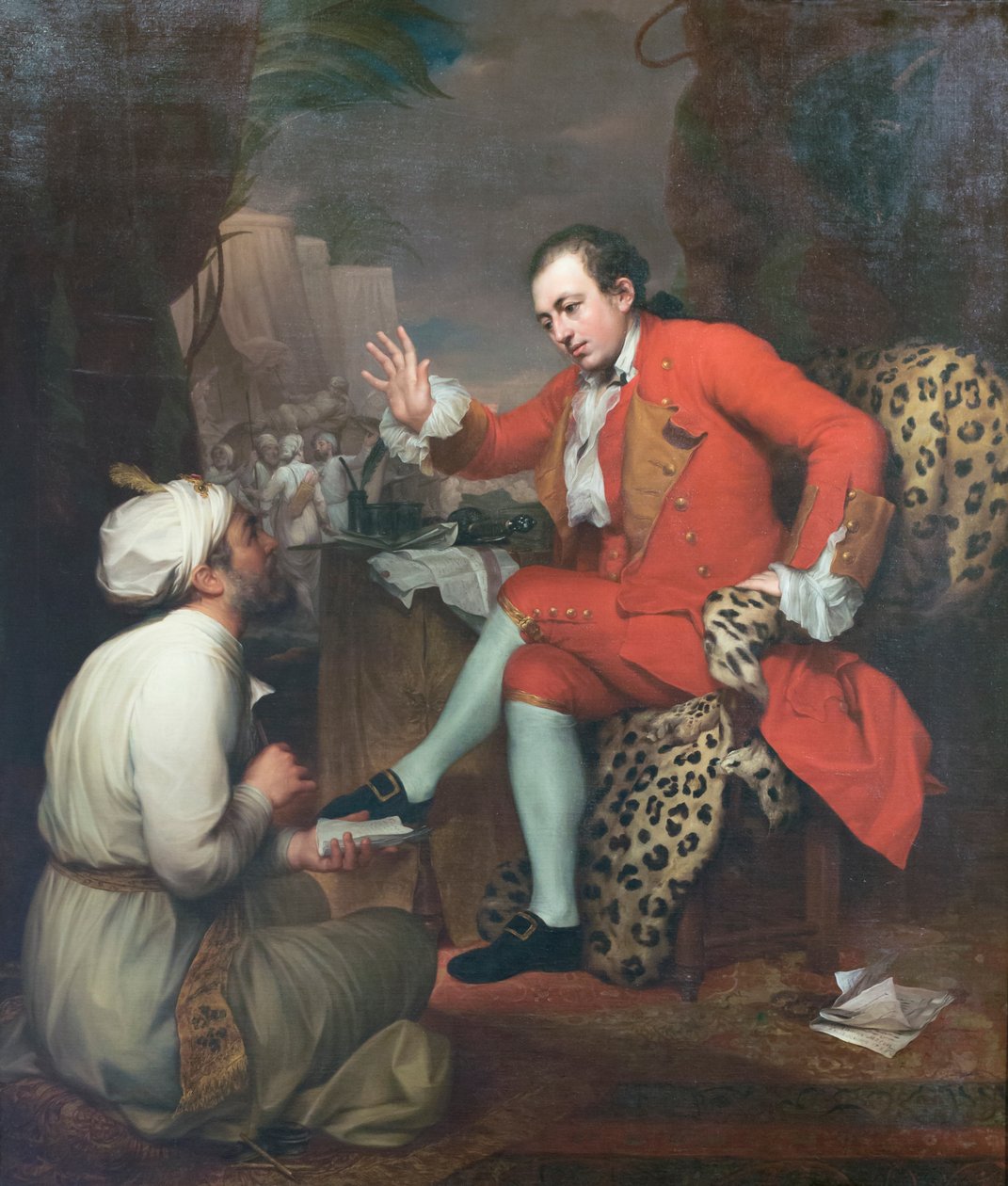 Portrett av sir Robert Clive av Anton von Maron