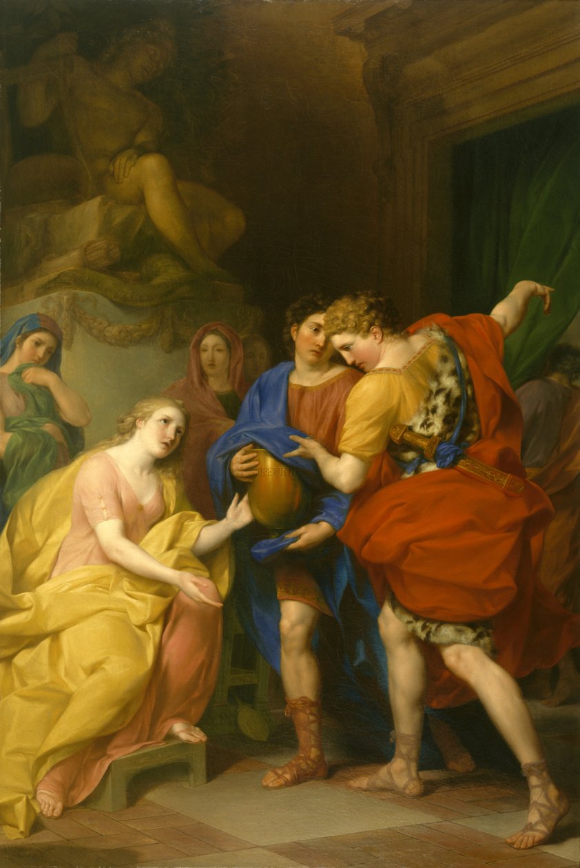 The Return of Orestes, 1786 av Anton von Maron