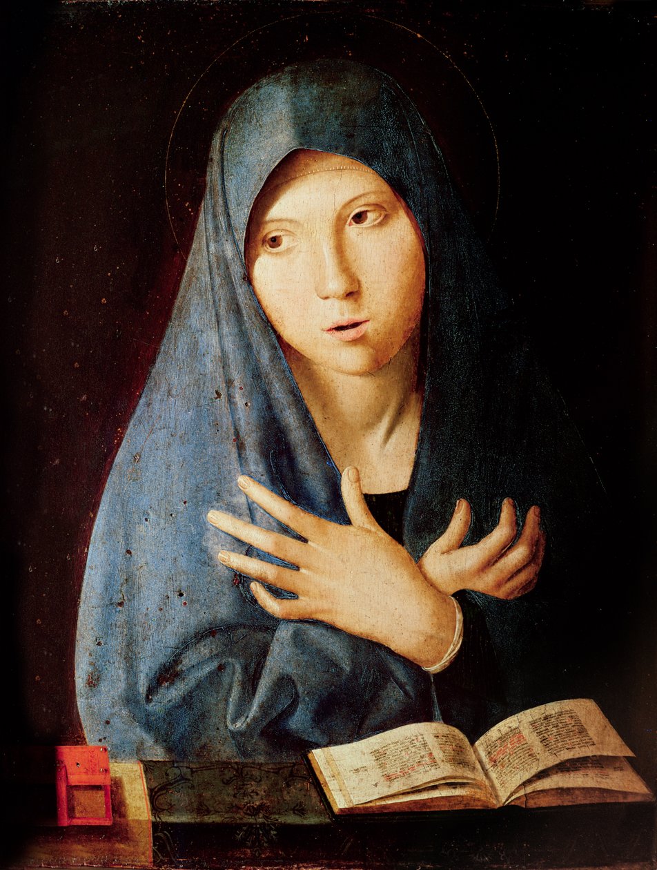 Bebudelsen, ca. 1473-74 av Antonello da Messina